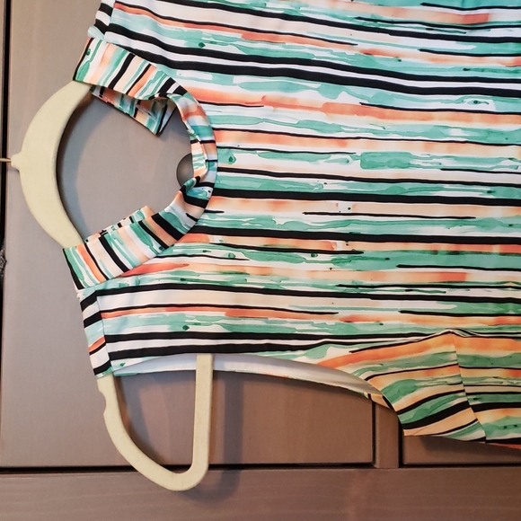 Anthropologie Lindsey Tiered Top in Blue Motif by Hutch Size Small - Picture 6 of 9